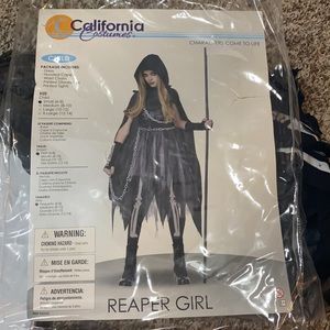 Halloween costume Reaper Girl 6-8
